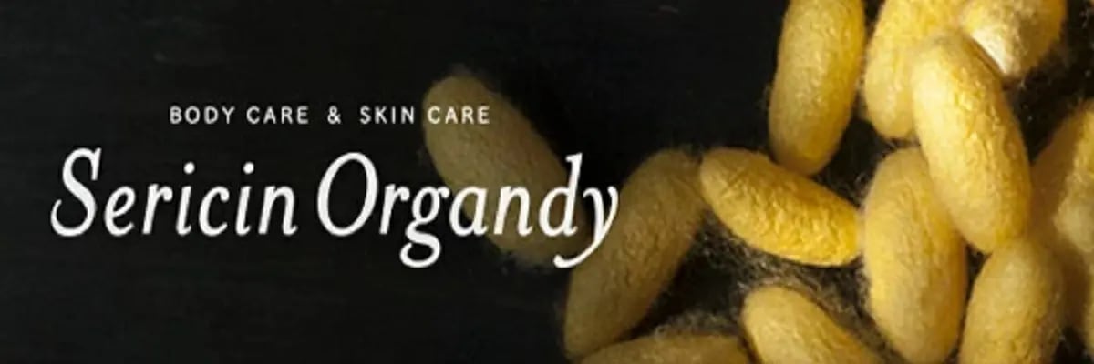 洗顔生糸セリシンオーガンジー