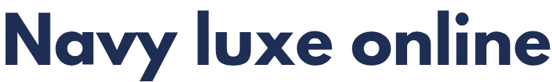 Navy luxe