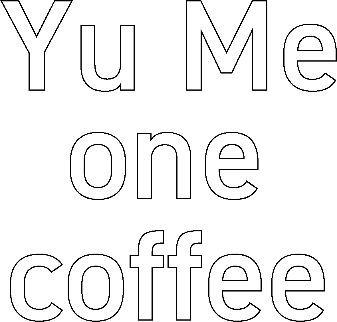Yu Me one coffee