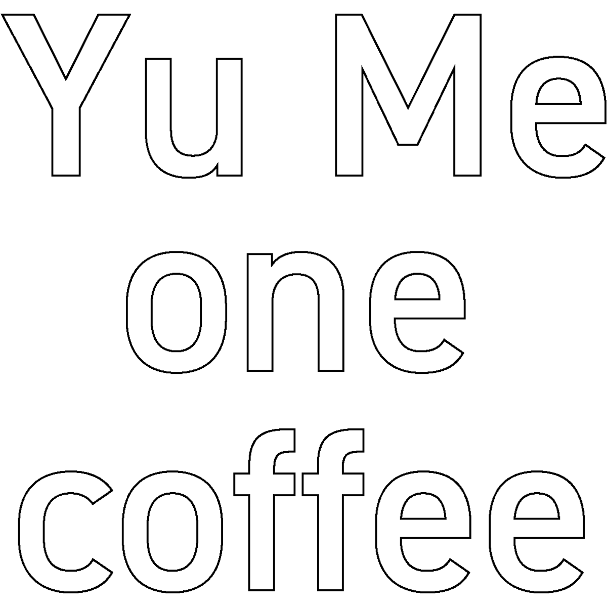 Yu Me One Coffee