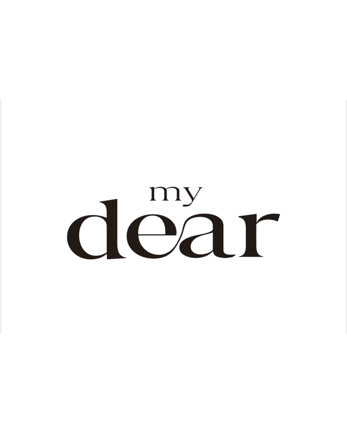 my dear