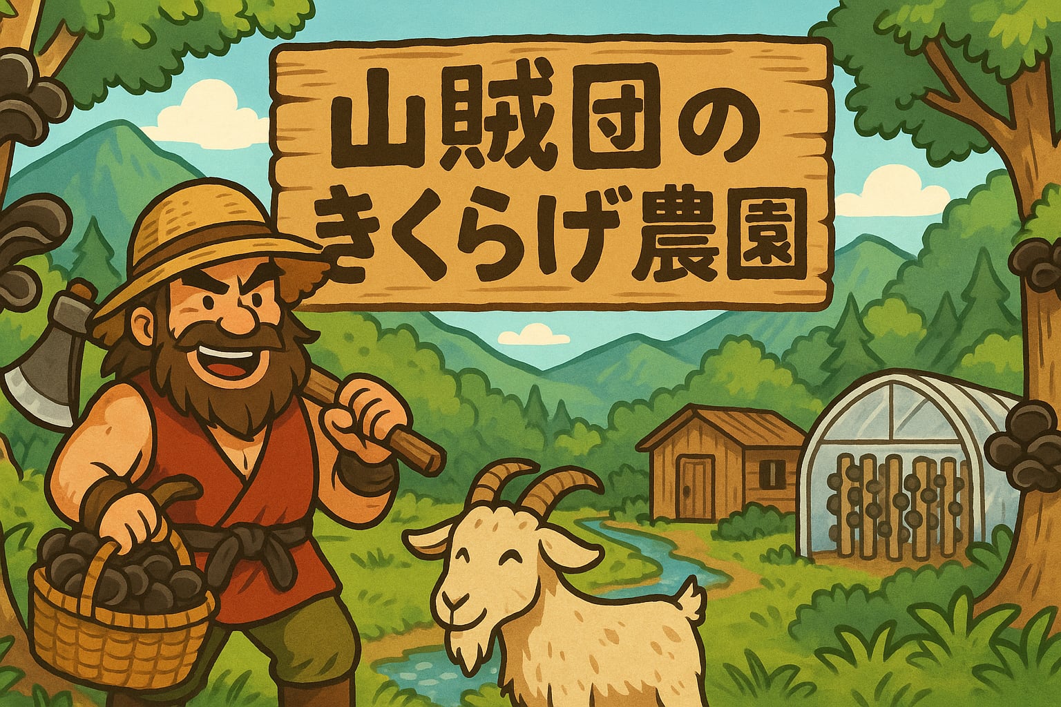 山賊団のきくらげ農園