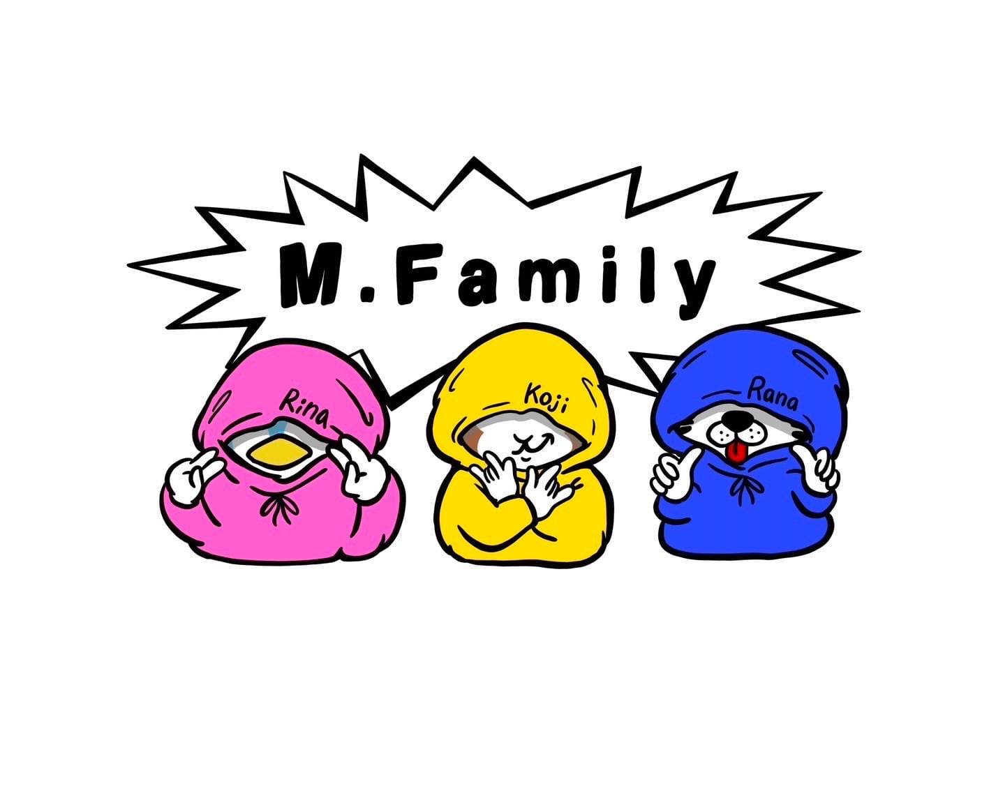 M.Family エムファミリー　りな　らな　こじ　