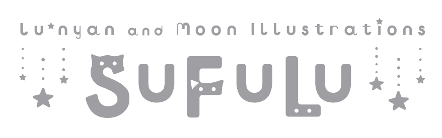  Lu*nyanと月のイラスト雑貨『SuFuLu』