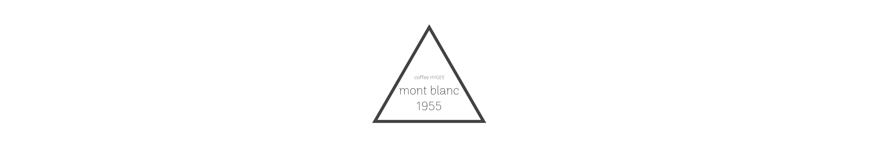 coffee HYGGE montblanc 1955