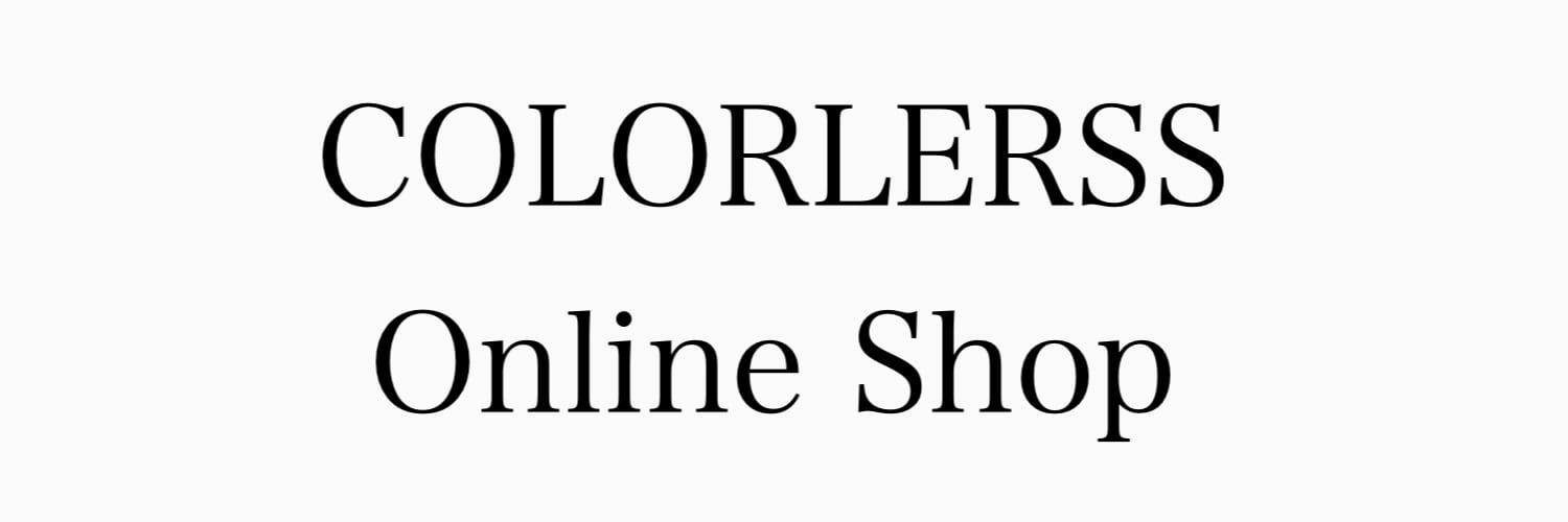 COLORLERSS official online shop