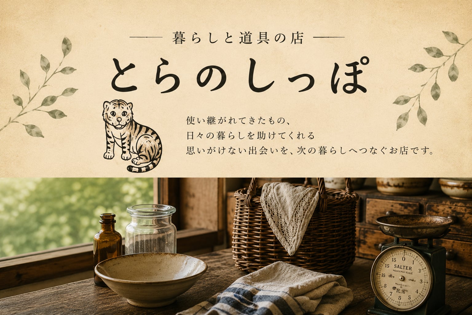 暮らしと道具の店 とらのしっぽ