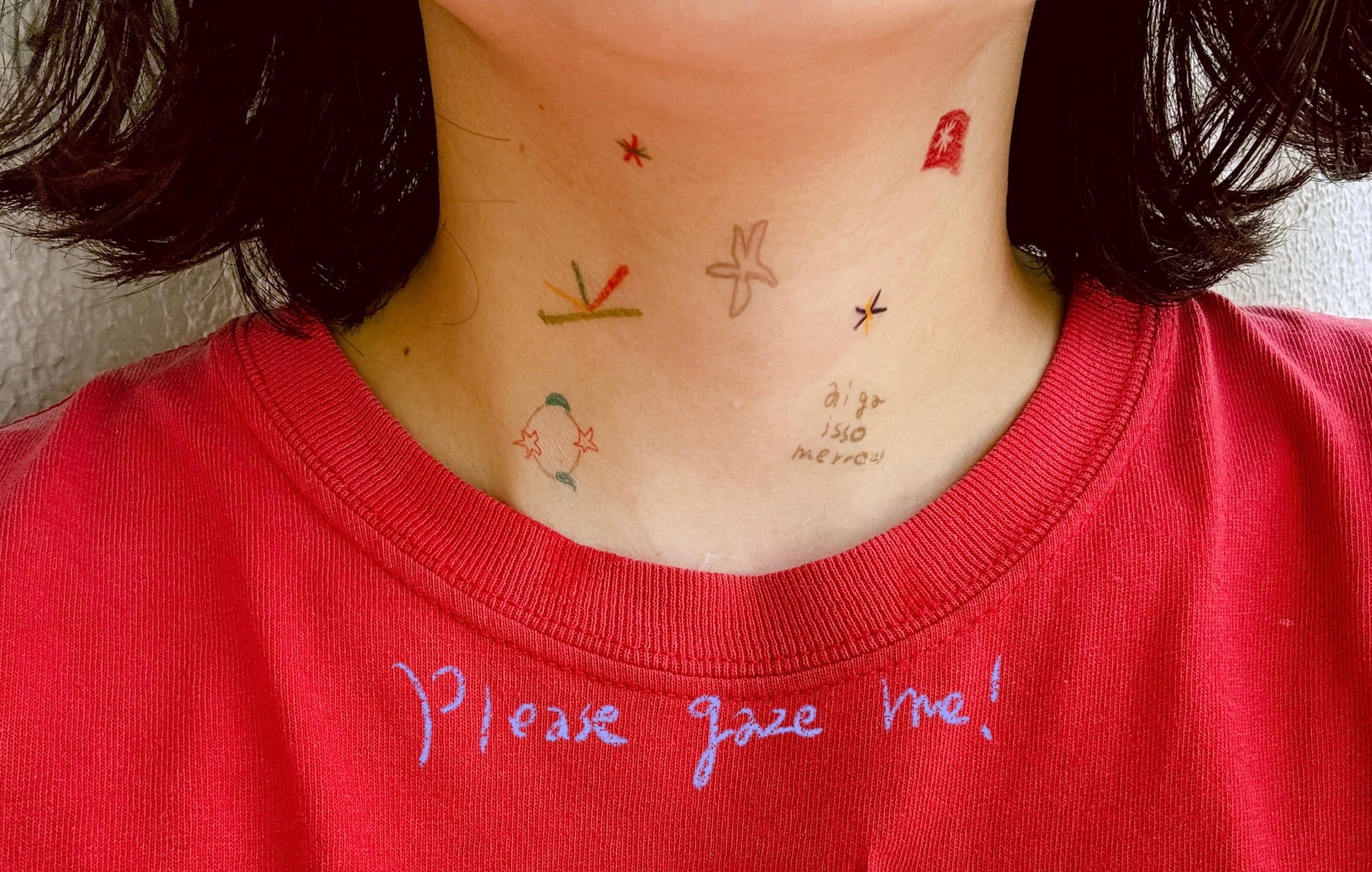 gaze tattoo sticker