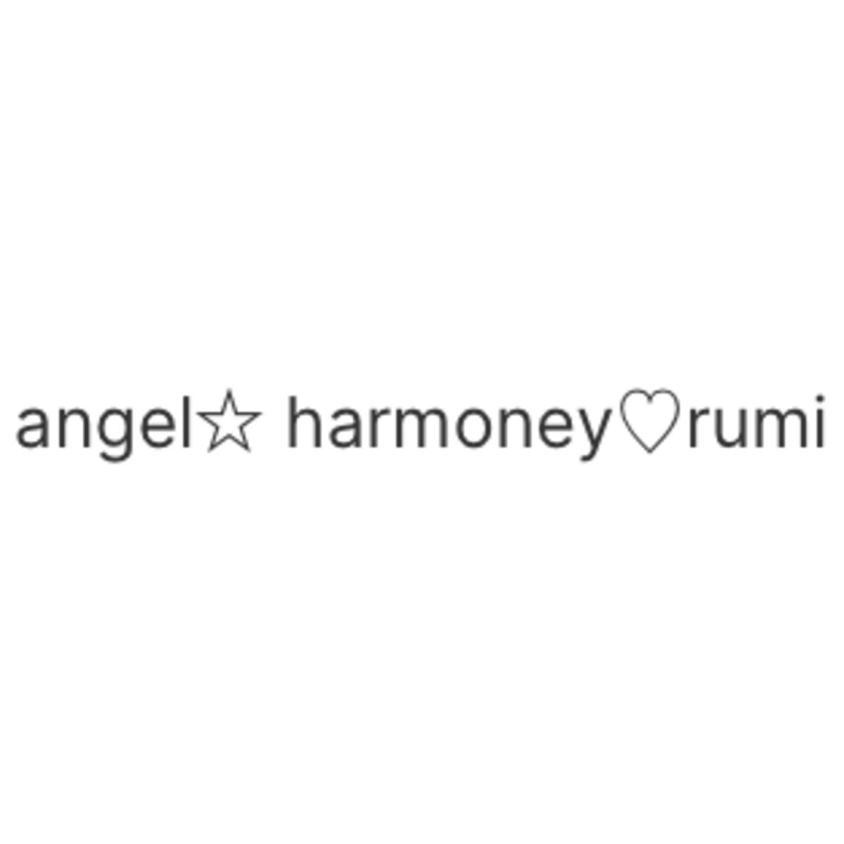 angel☆ harmoney♡rumi