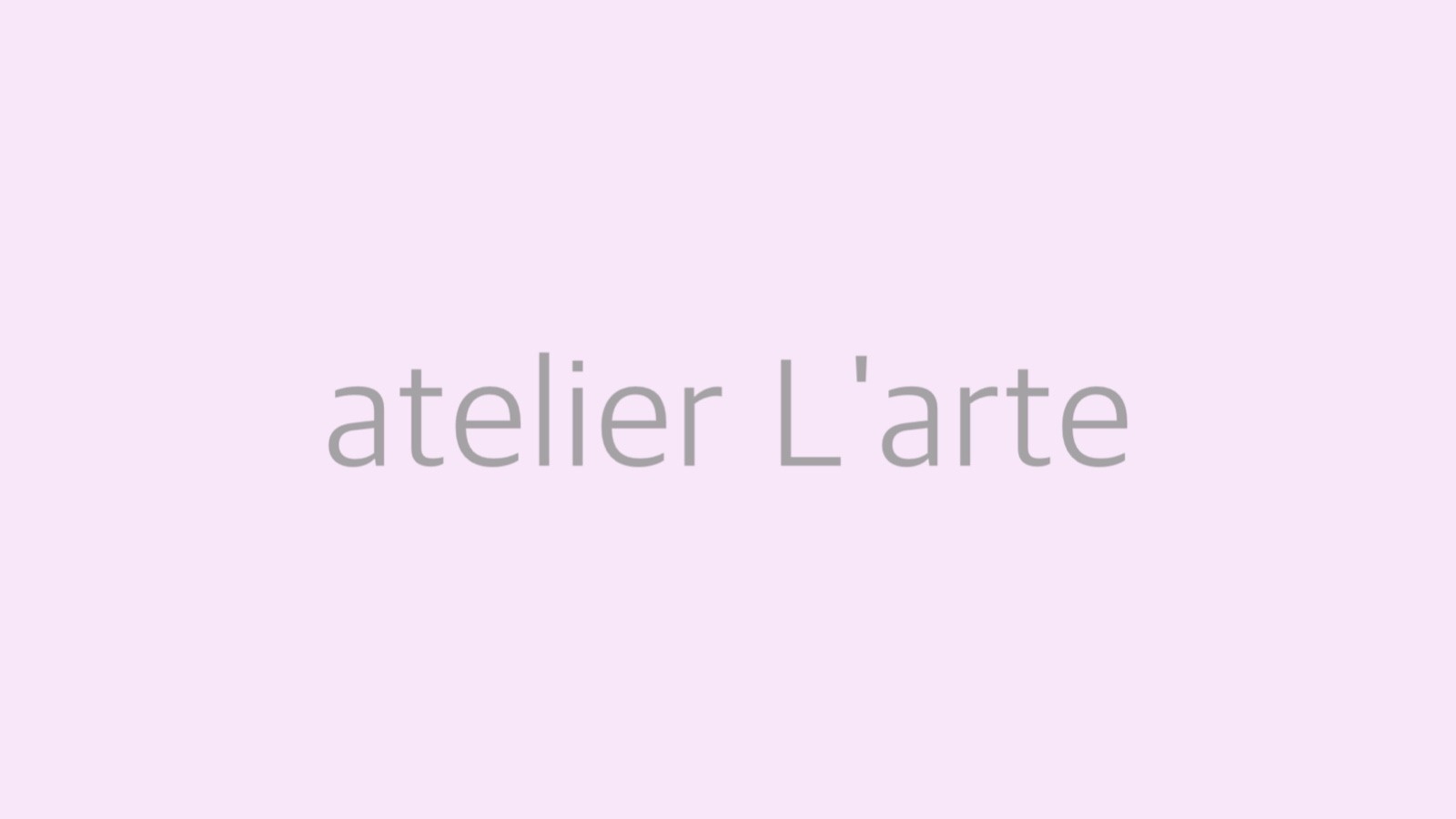 atelier L'arte