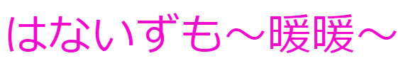 花はいつもの「はないずも～暖暖～」