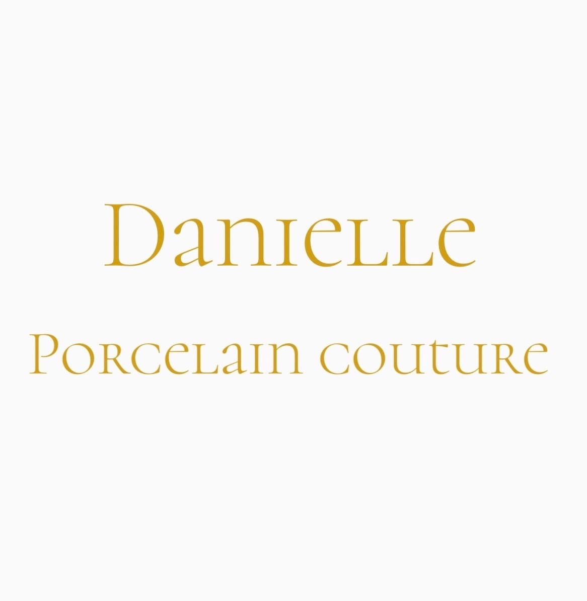 Danielle porcelain couture