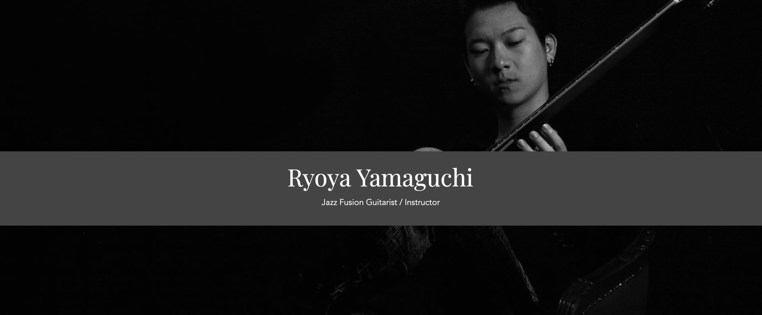 Ryoya Yamaguchi Fusion Guitar LAB