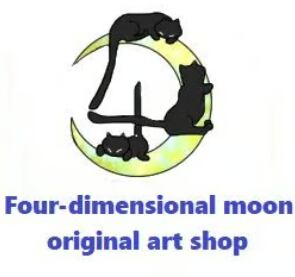 four-dimensional moon original art shop