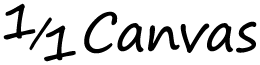 1/1 Canvas