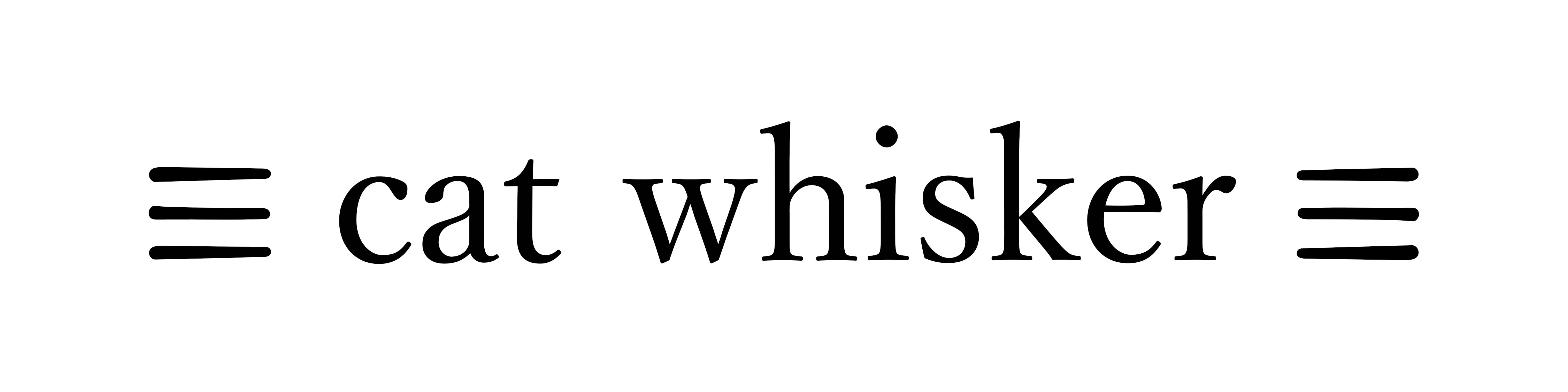 ≡cat whisker imaging≡