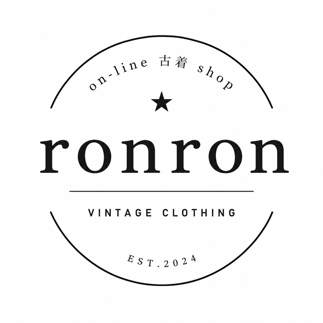 on-line 古着 shop⭐︎ronron