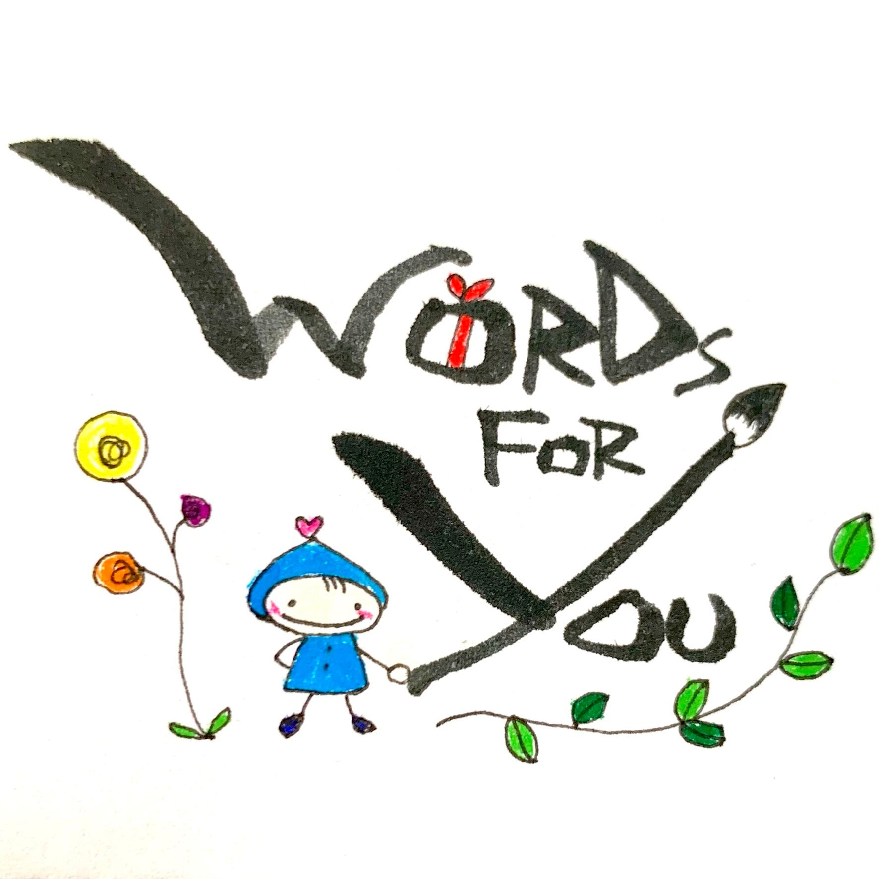 Words For You　筆文字