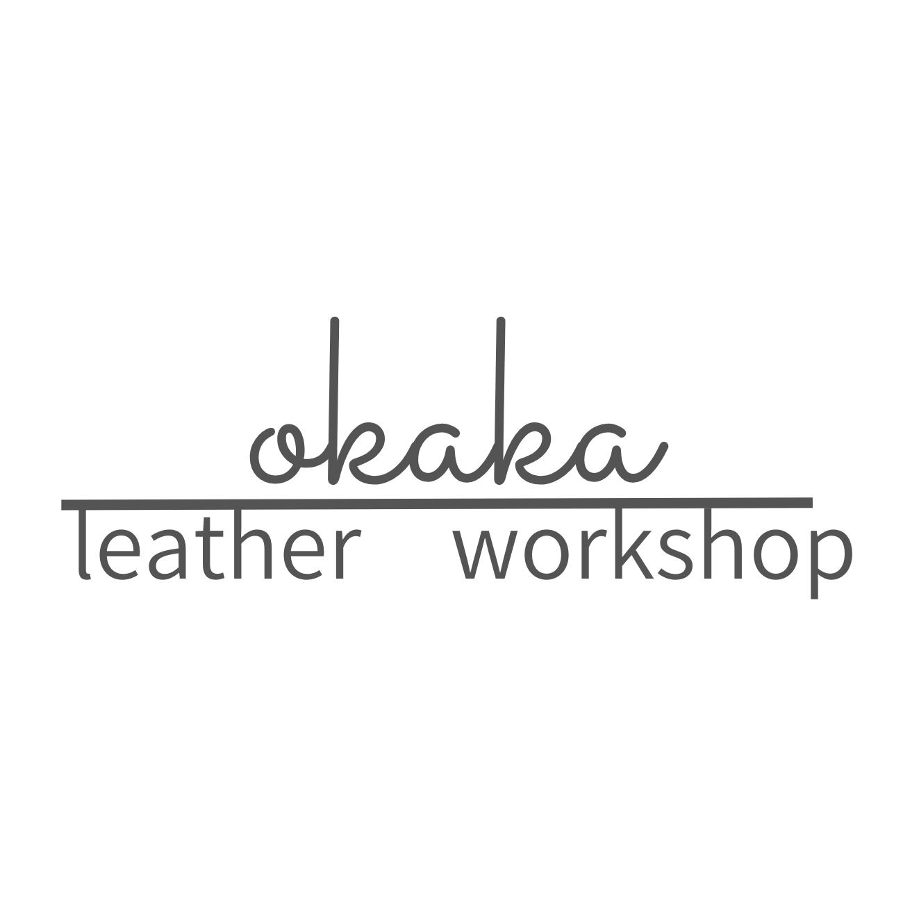 レザー小物のお店　okaka工房　レザーキーホルダー　レザートレー　席札　推し活