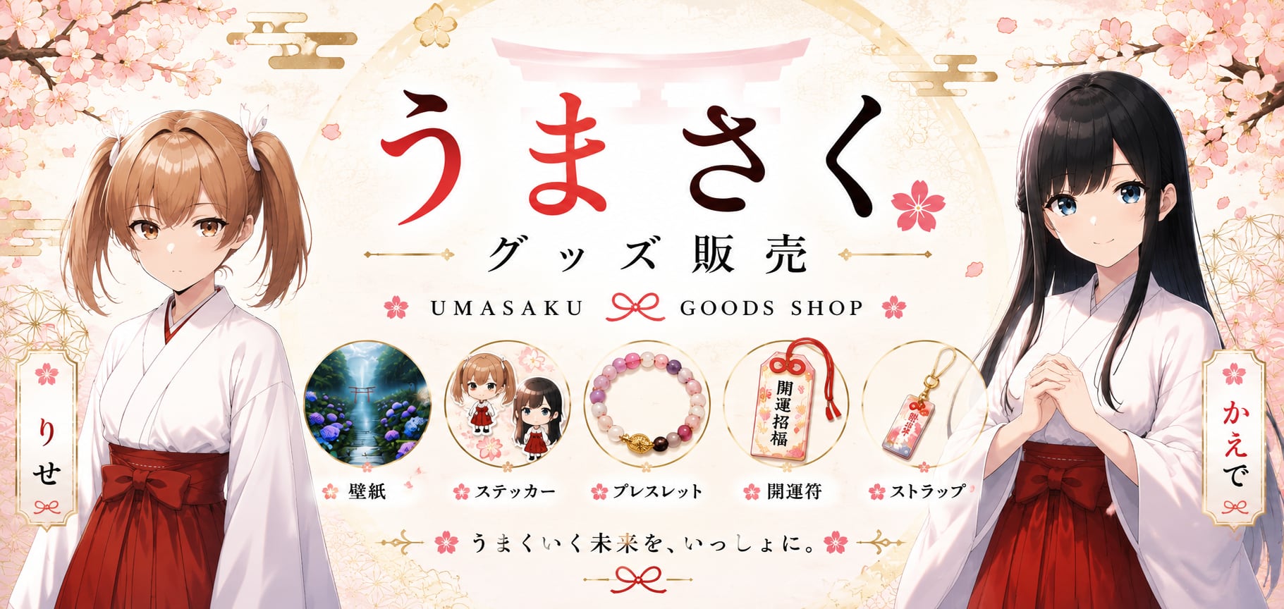 うまさくグッズ販売