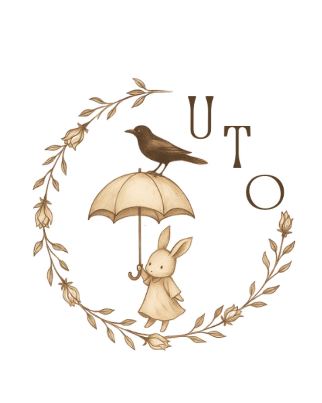 カラスとウサギ-uto-