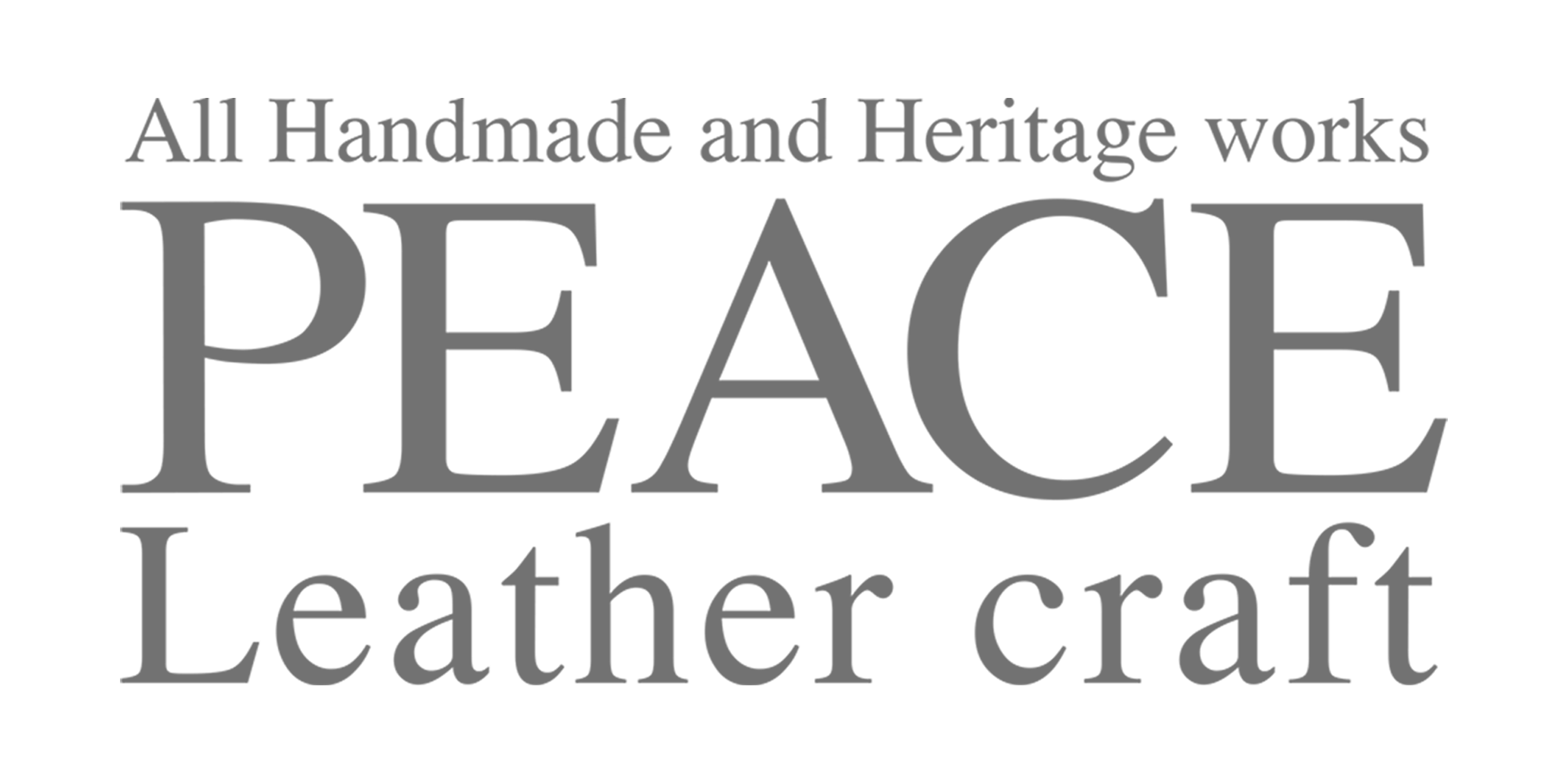 PEACE Leather craft