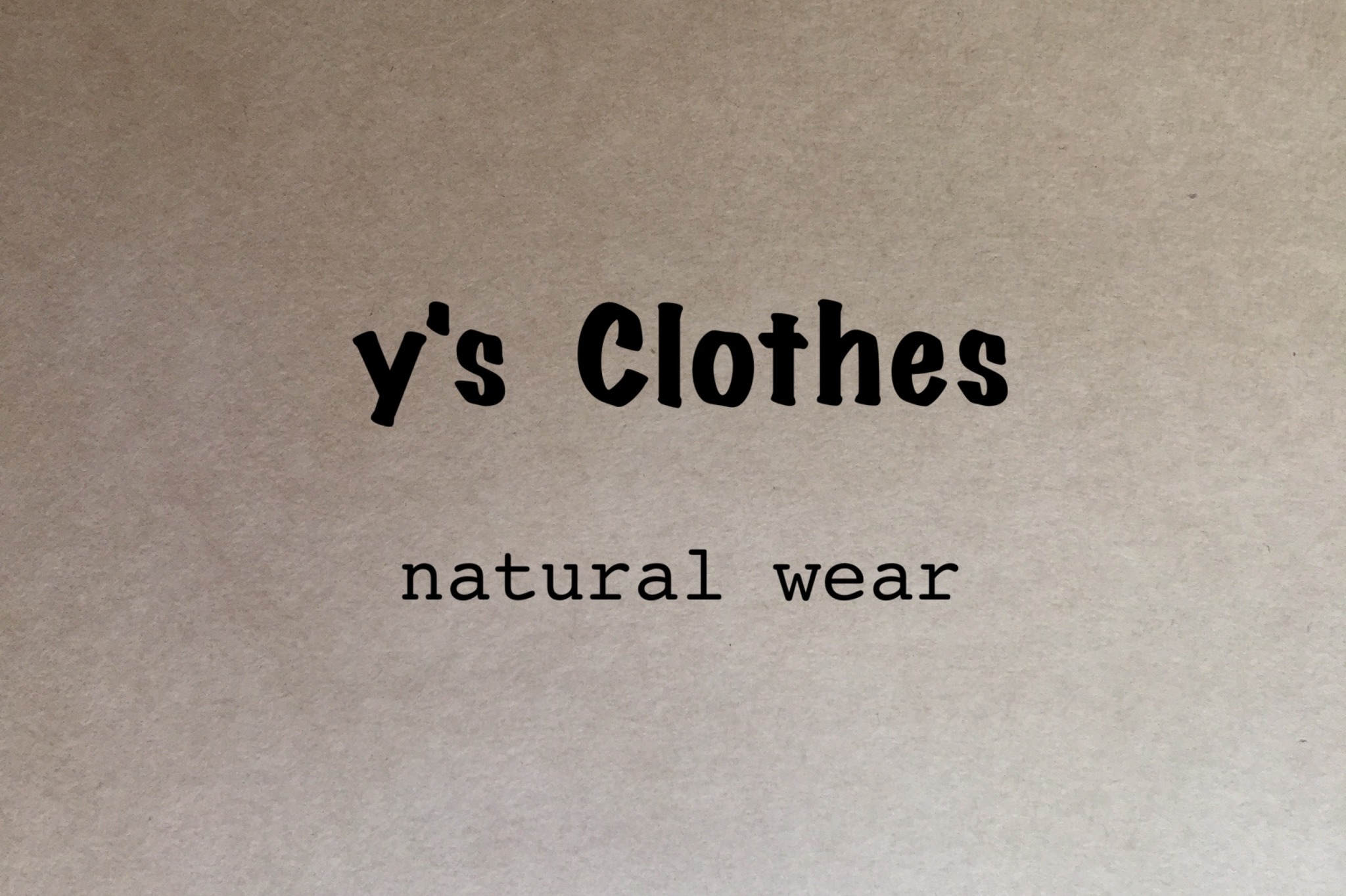 y's  Clothes