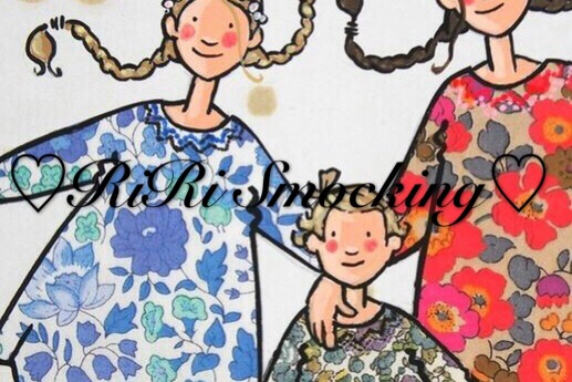 ♡rirismocking♡スモッキング 刺繍子供服