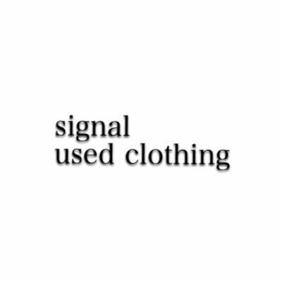 signal used clothing