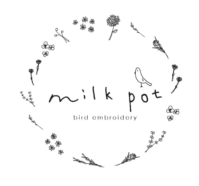 milkpot embroidery
