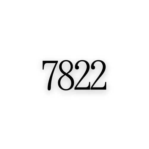 7822