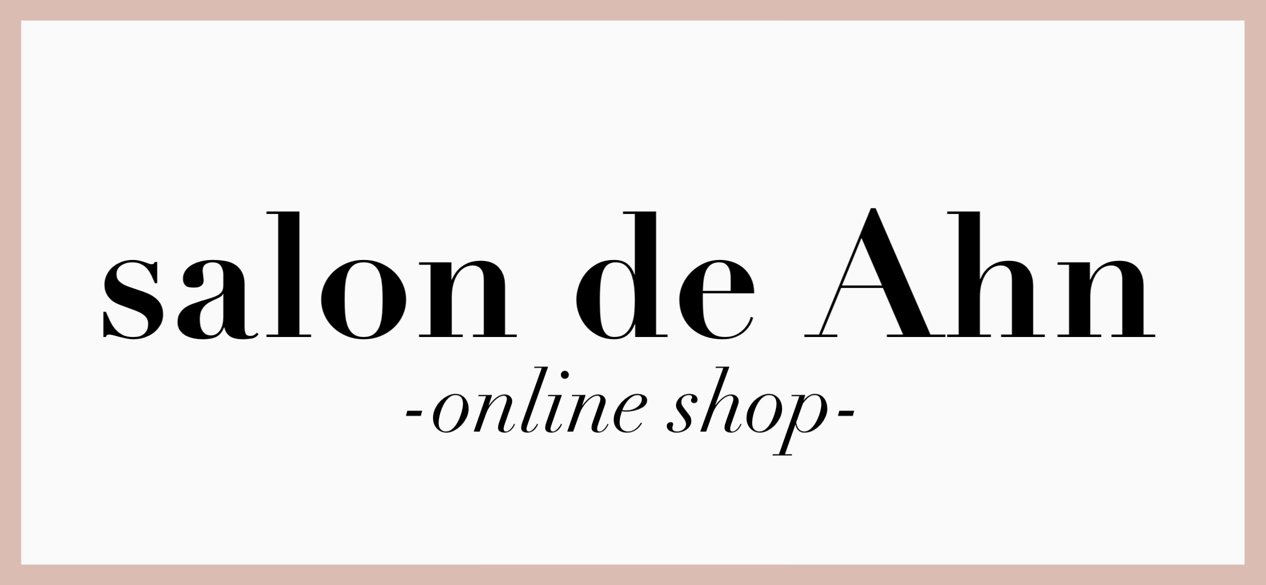 salon de Ahn online shop