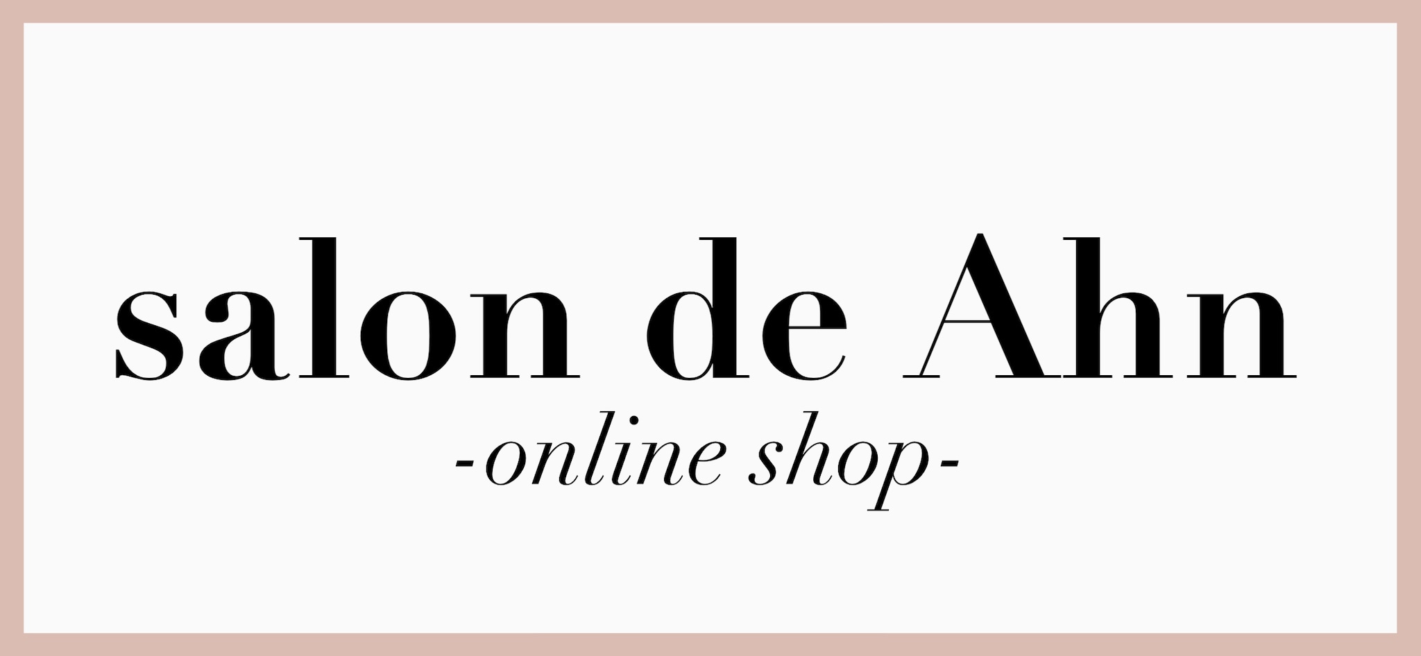 salon de Ahn online shop