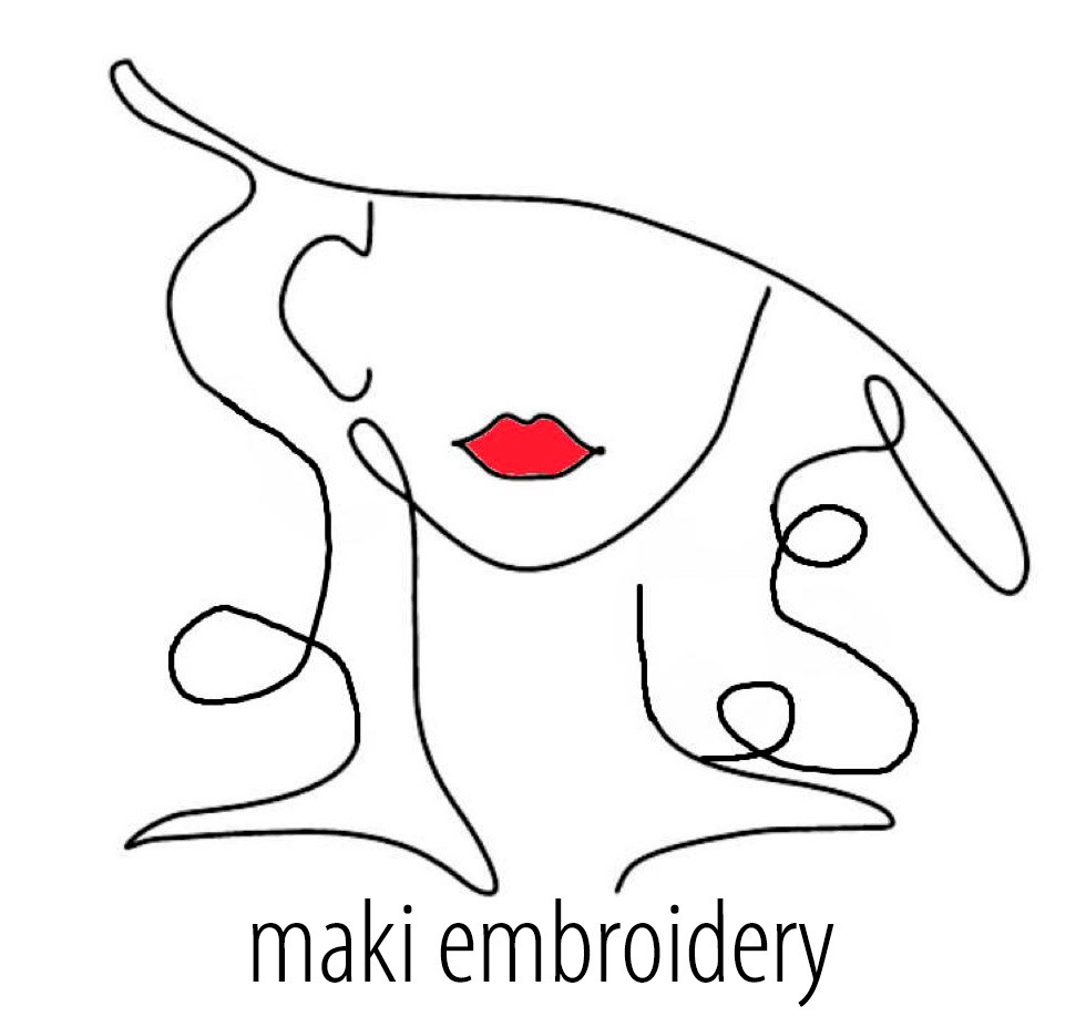 ビーズ 刺繍 アート  maki embroidery