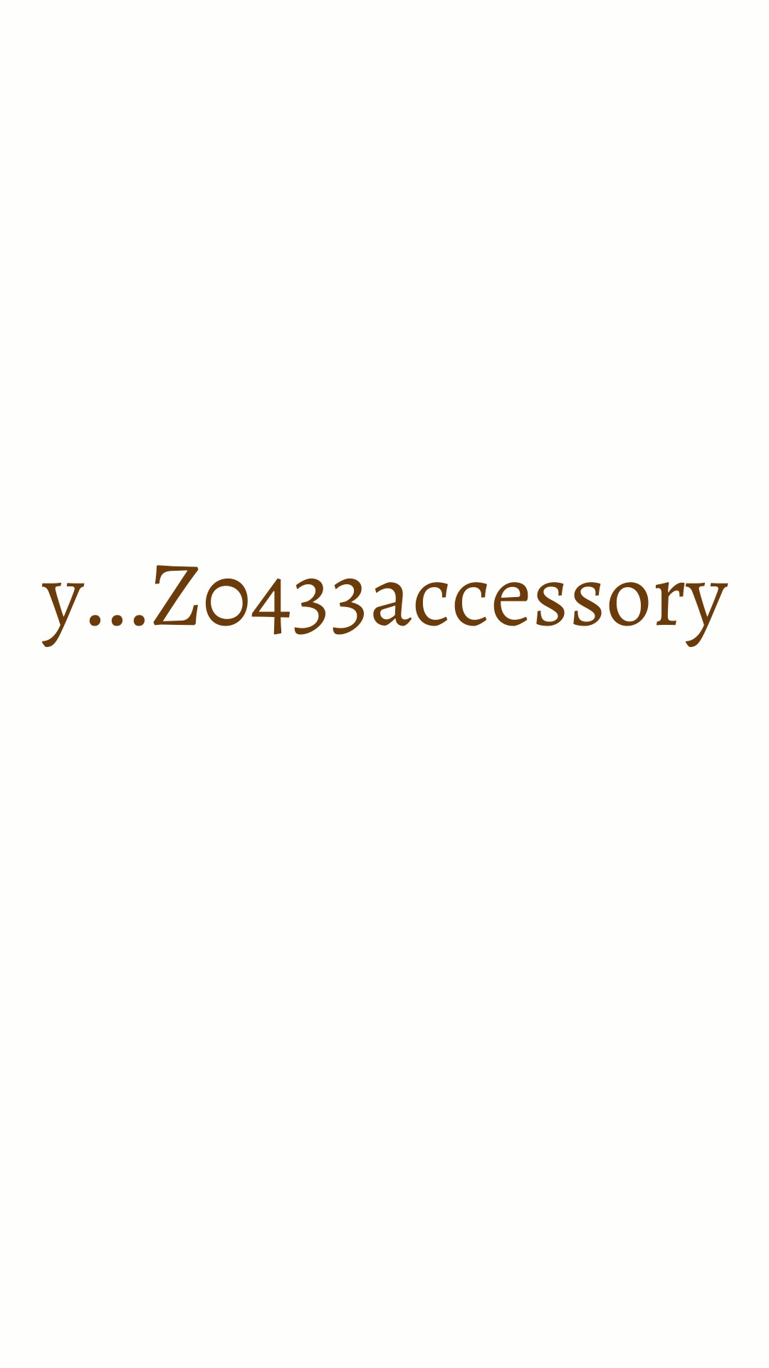 y...z0433accessory