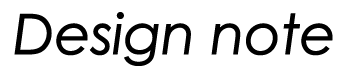 Designnote
