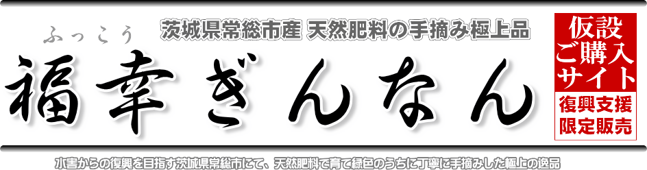 福幸ぎんなん 銀杏 公式通販サイト 茨城県常総市