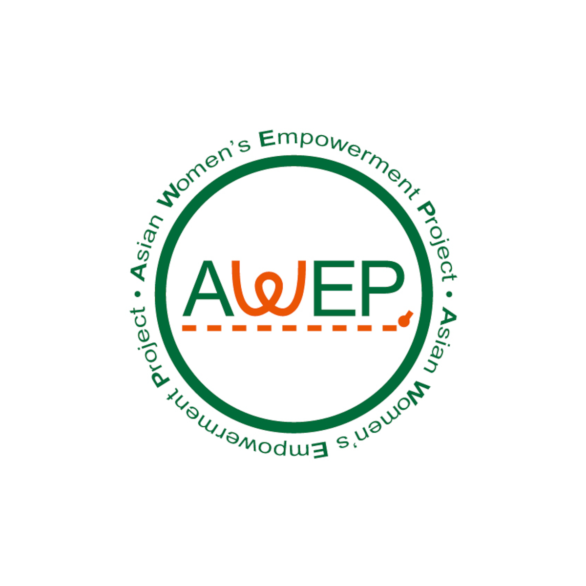 Awep Logo フェアトレードショップAWEP-アジアの女性と手をつなぐ-