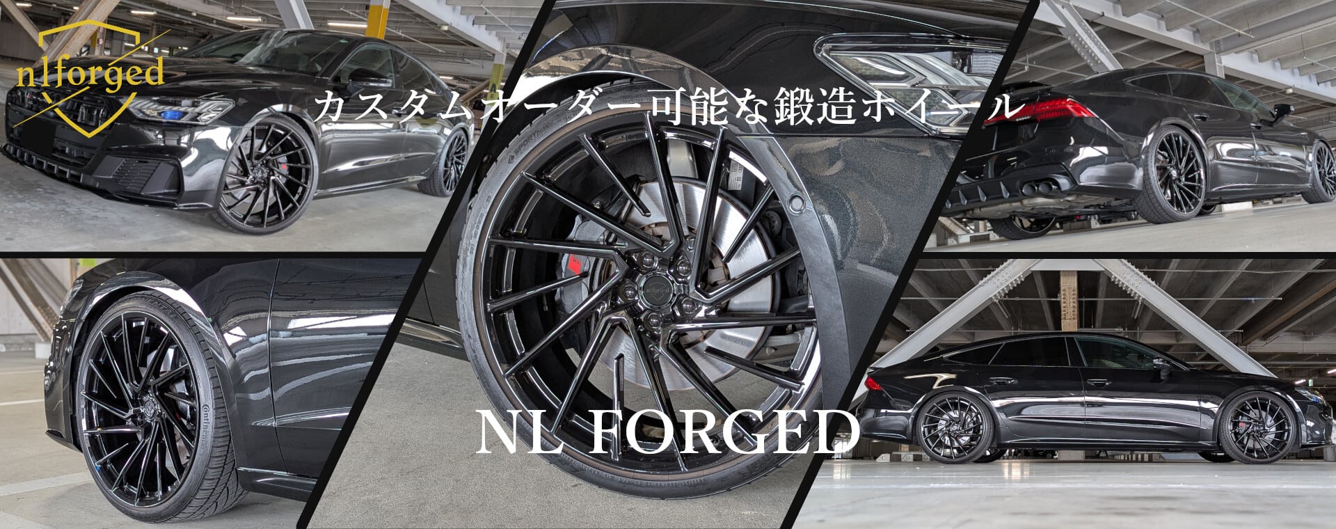 18インチ モノブロック 鍛造ホイール 4本セット シルバー NM-C08