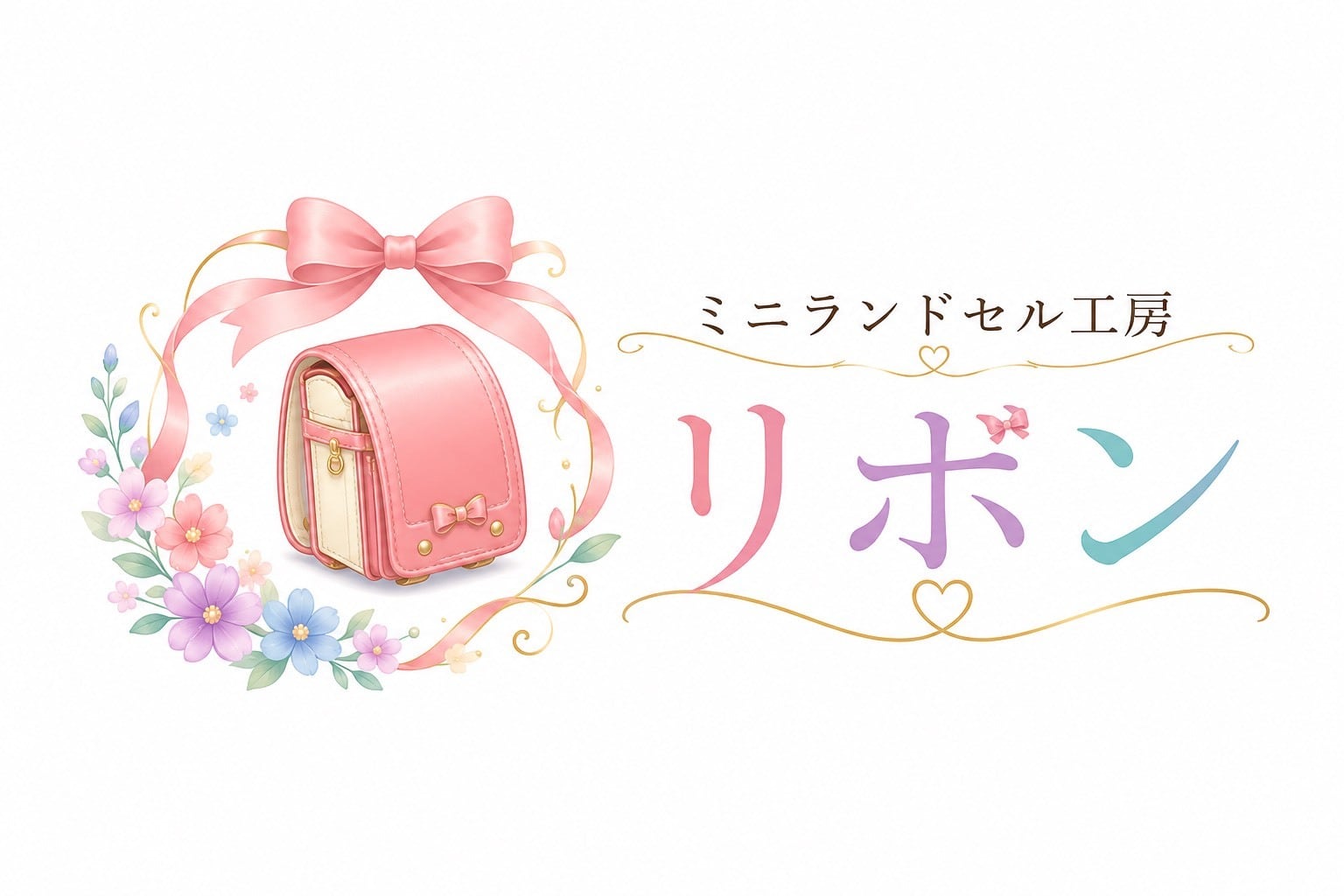ミニランドセル工房　リボン