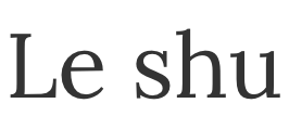 ALL ITEM | Le shu