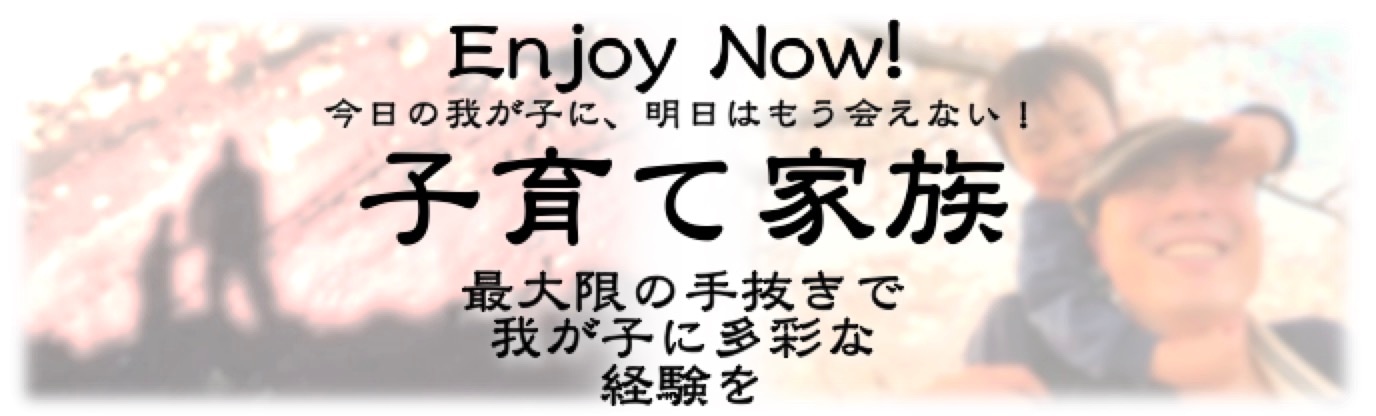 Enjoy Now! 子育て家族 〜今日の我が子に、明日はもう会えない 最大限の手抜きで我が子に多彩な経験を〜